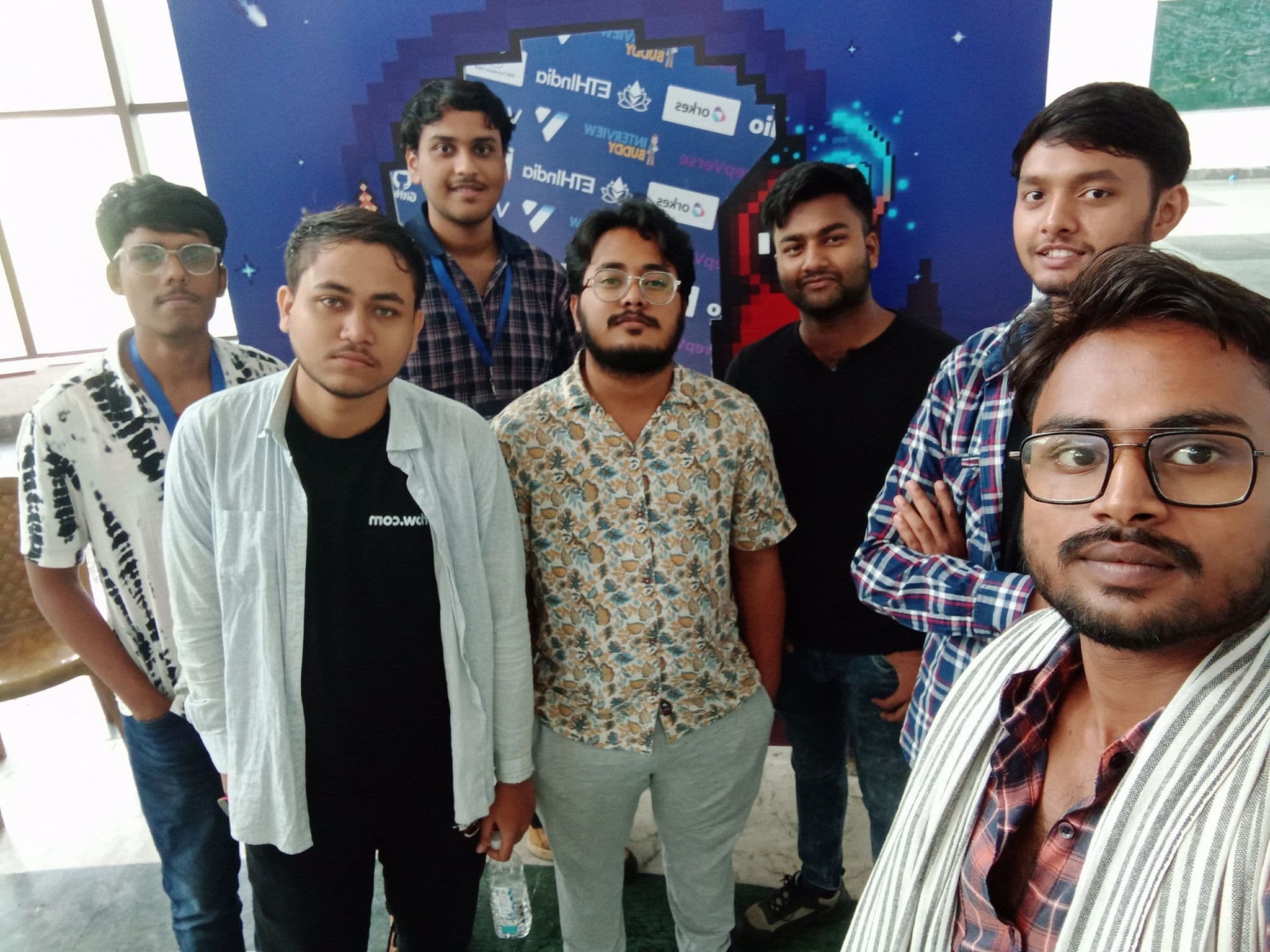LNC members taking a selfie at a technology event