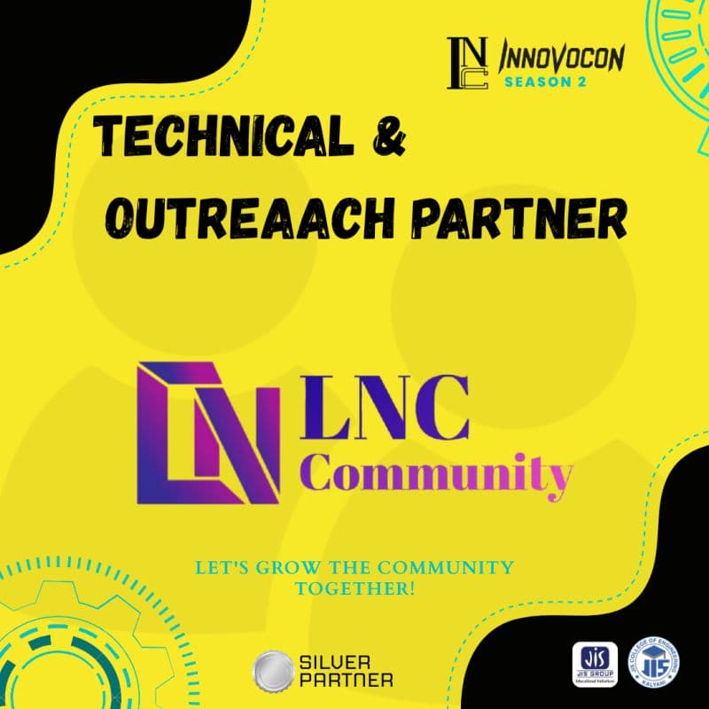 Innovocon recognizing LNC Community as technical and outreach partner